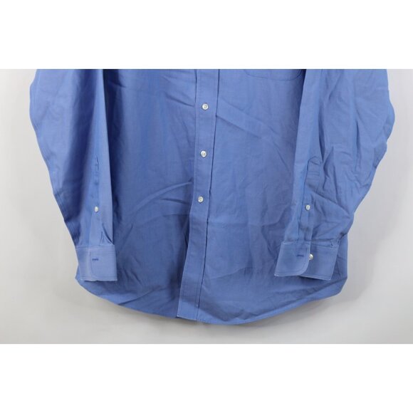 Vtg 90s Brooks Brothers Mens 17 34/35 Distressed Cotton Button Down Shirt OCBD - Picture 3 of 16